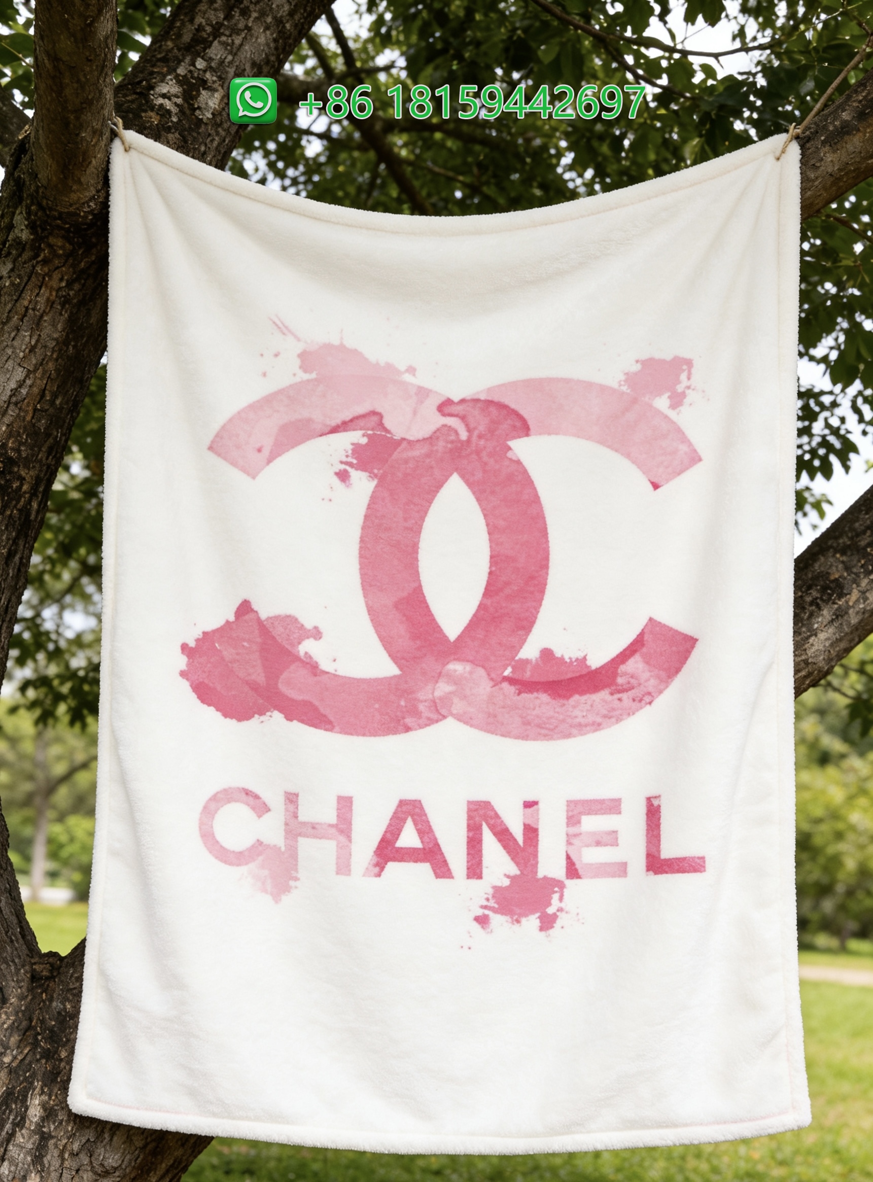 Chanel Throw Blankets